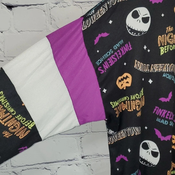 Tim Burton's Nightmare Before Christmas Disney pajama sweater nightgown XL - Picture 2 of 9